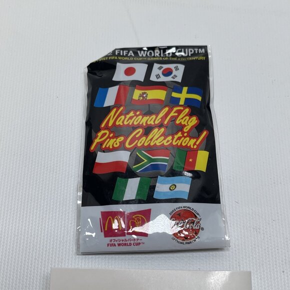 FIFA WORLD CUP 2002 Spain National Flag Pin McDonalds Coca Cola 1x2.5” - Picture 2 of 7
